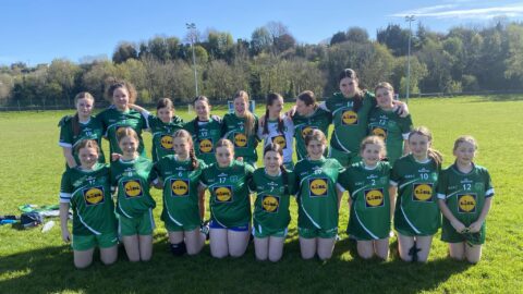 Drumragh U14 girls take on Strabane in league